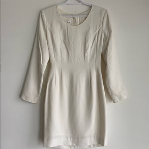 JACQUELINE CONOIR White Button Down Dress